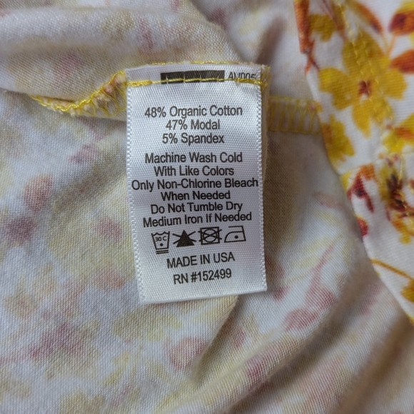 Amour Vert Ruffle Floral Tank Top XS - Picture 4 of 5